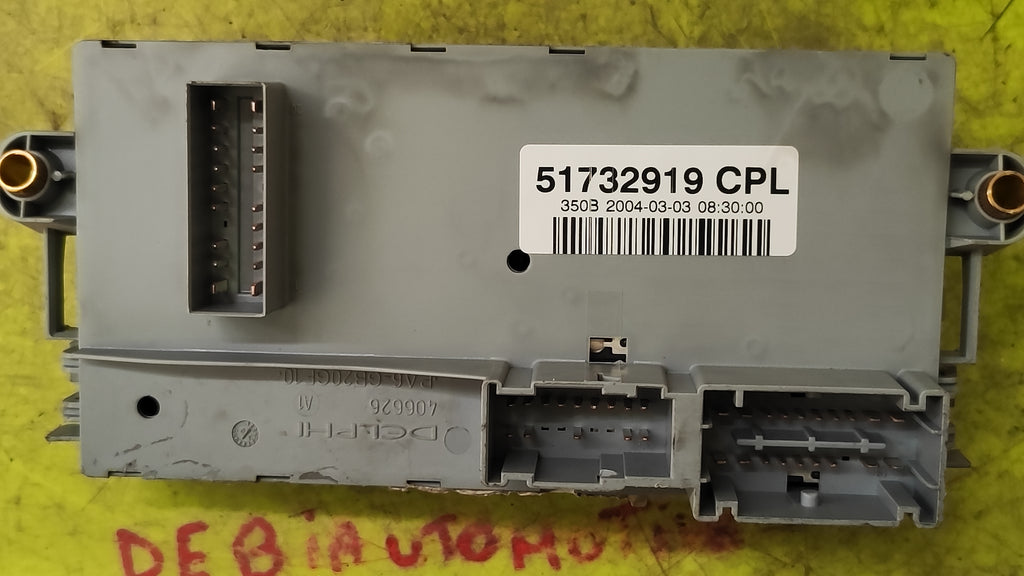 Scatola fusibili e body computer Fiat Idea 51732916 