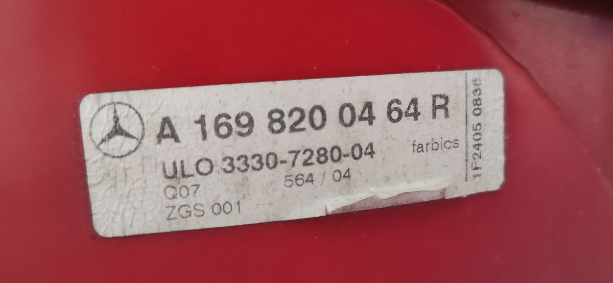 Fanali posteriori Mercedes-Benz Classe A W169 A1698200364L A1698200464R 