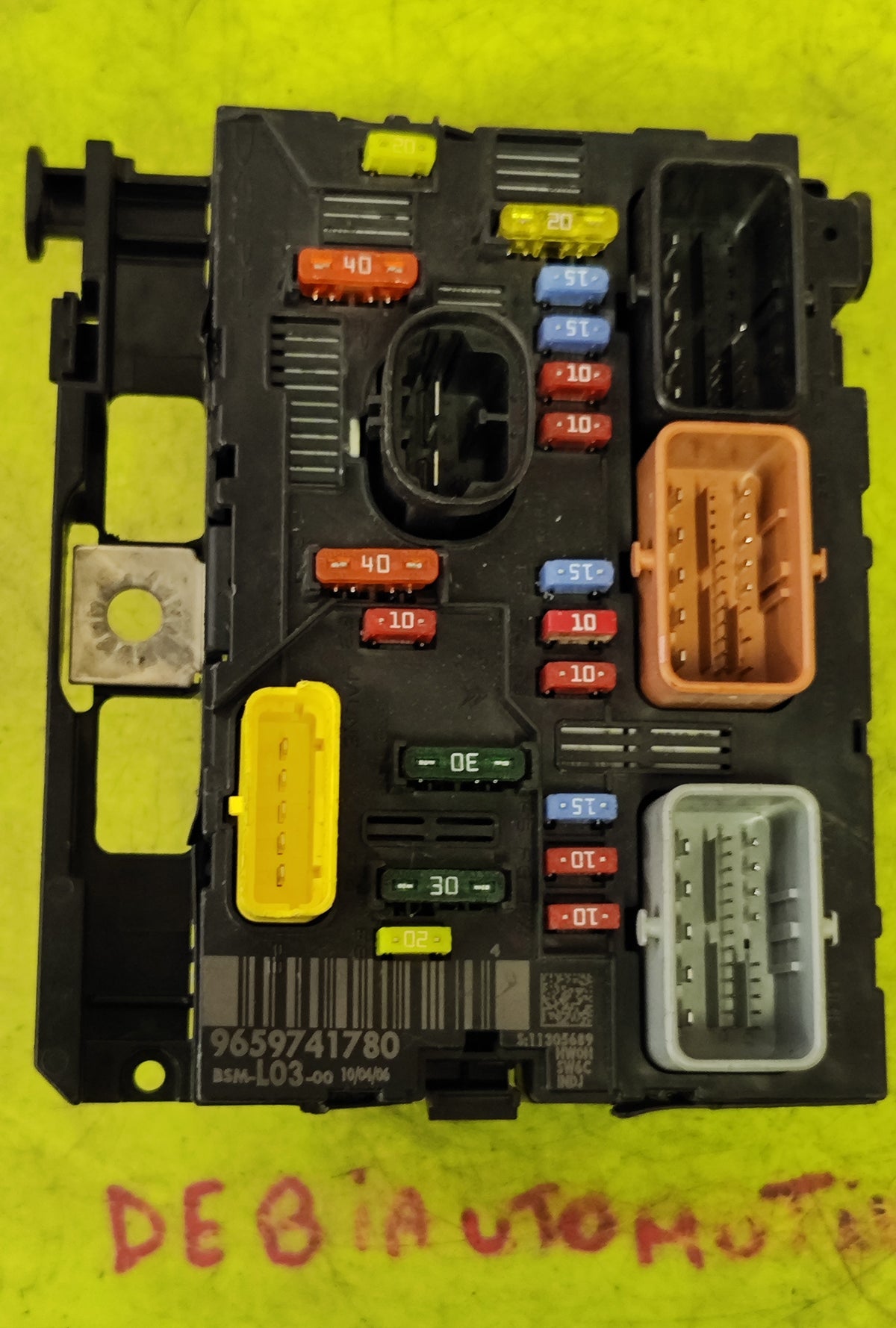 Centralina Body BSM L03 PSA Citroen Peugeot 9659741780