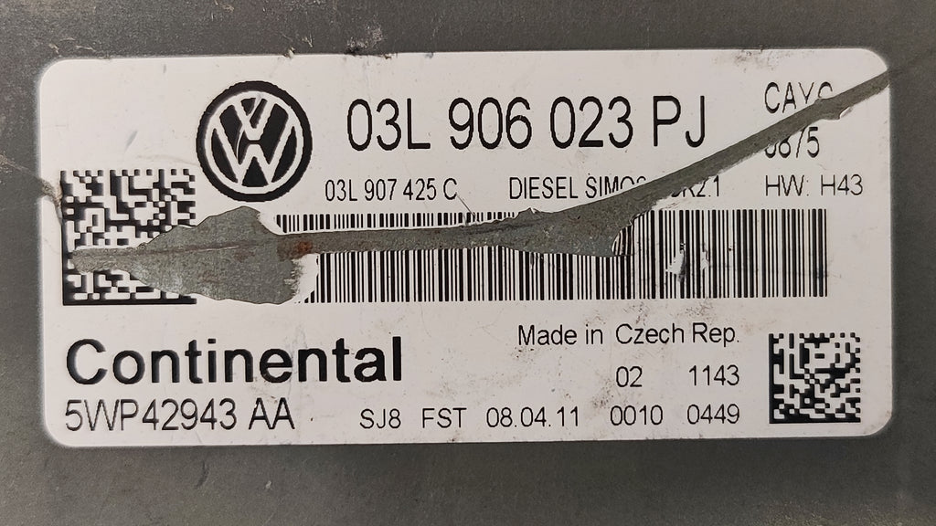 Centralina motore Volkswagen Touran Caddy 03L906023PJ 5WP42943AA 