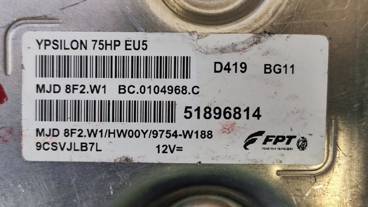 Centralina motore Lancia Ypsilon 51896814 MJD8F2.W1 HW00Y 