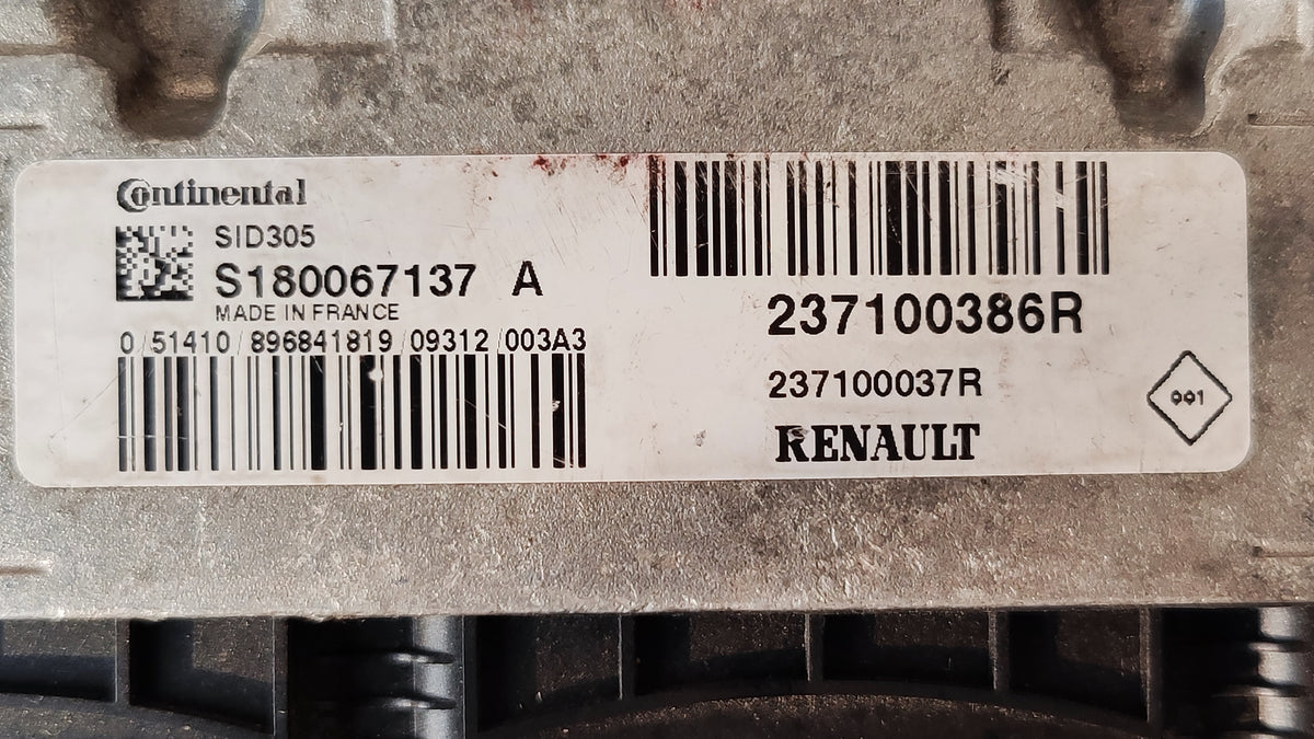 Centralina motore Renault Megane 237100386R S180067137A SID305