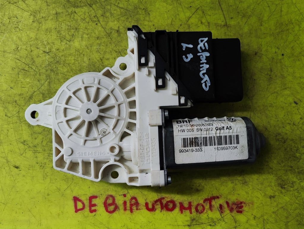 1K0959703K Motorino alzacristallo posteriore sx Volkswagen Golf V - Debiautomotive