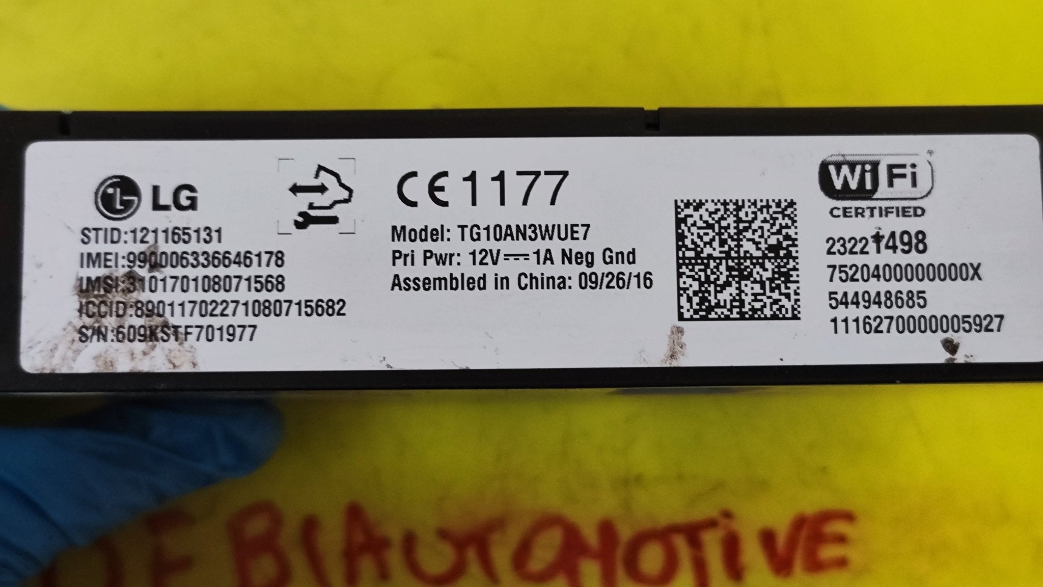 23221498 Centralina controllo WiFi Opel Astra Adam - Debiautomotive