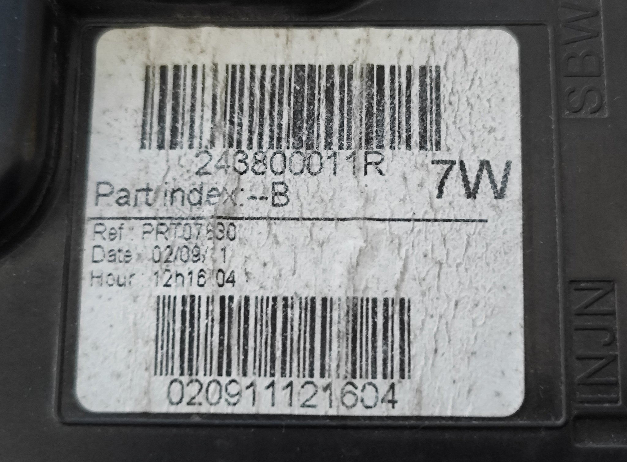 243800011R Centralina controllo alimentazione batteria Renault Megan - Debiautomotive