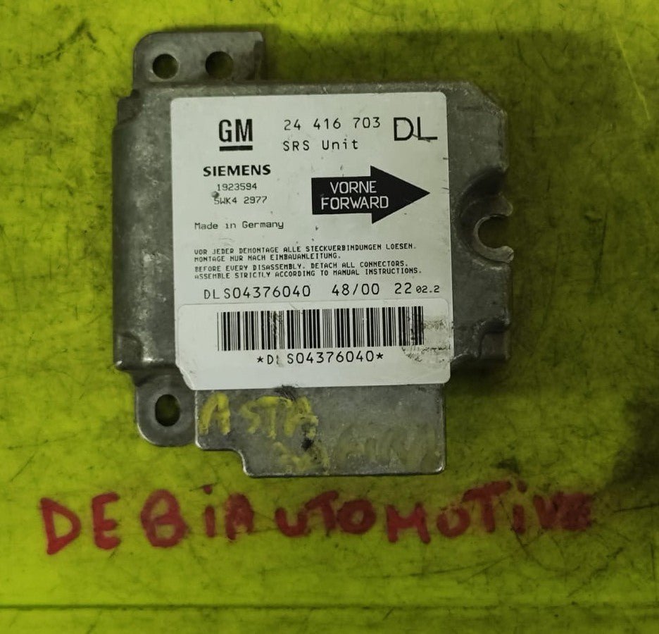 24416703 Centralina airbag Opel Astra Zafira - Debiautomotive