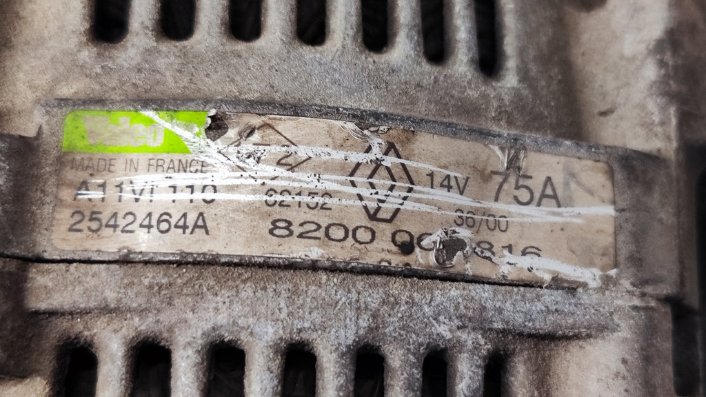 2542464A 8200060816 Alternatore Renault Clio II Twingo Dacia - Debiautomotive