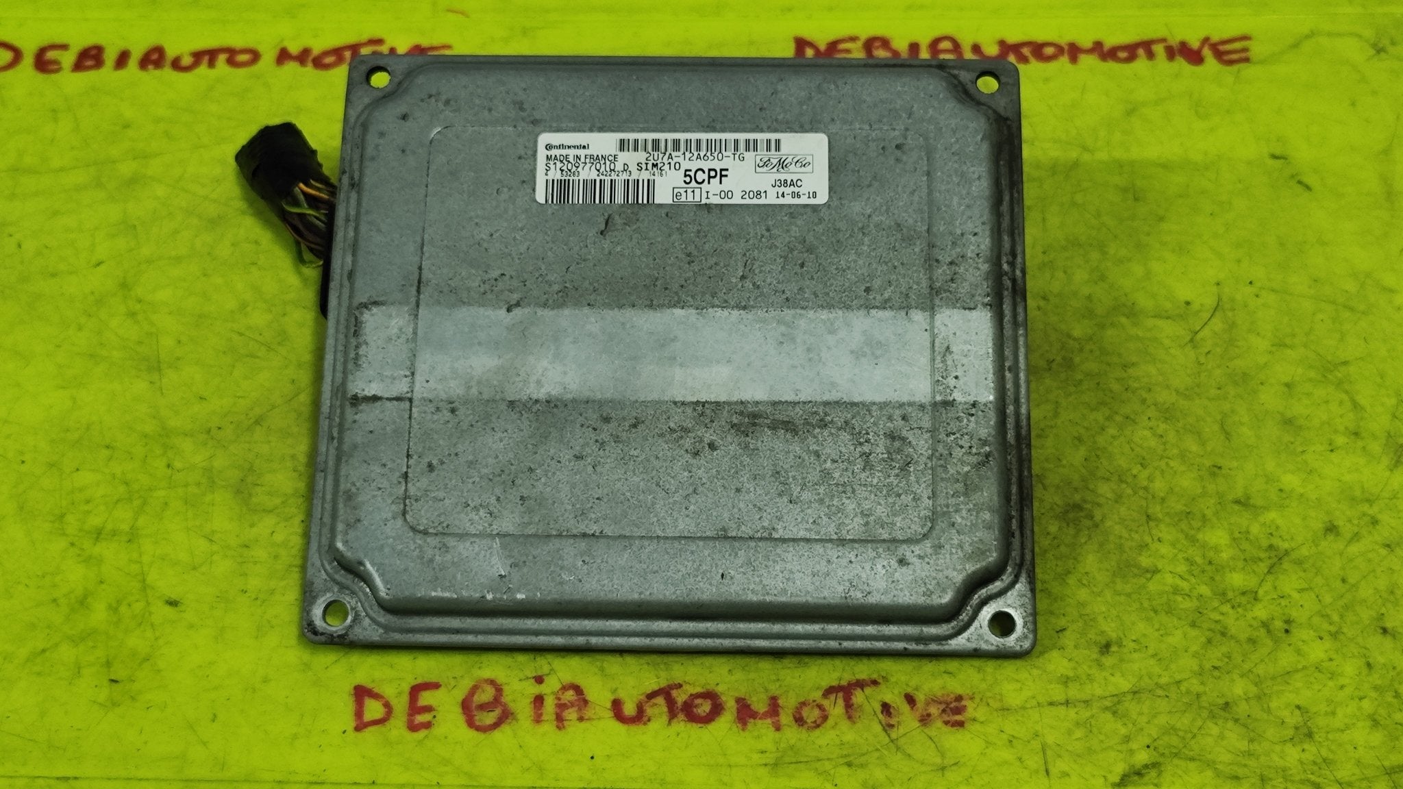 2U7A - 12A650 - TG S120977010D SIM210 Centralina motore Ford fiesta 1.4/1.6D - Debiautomotive