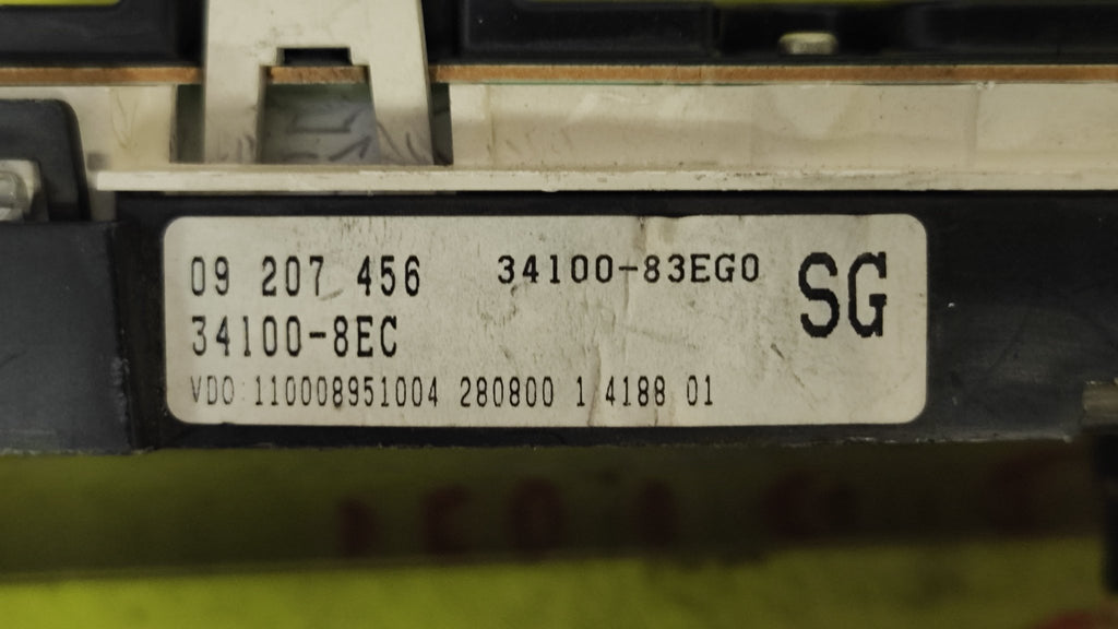 34100 - 83EG0 quadro strumenti contachilometri Opel Agila 1° serie - Debiautomotive