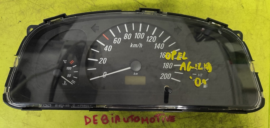 34100 - 83EG0 quadro strumenti contachilometri Opel Agila 1° serie - Debiautomotive