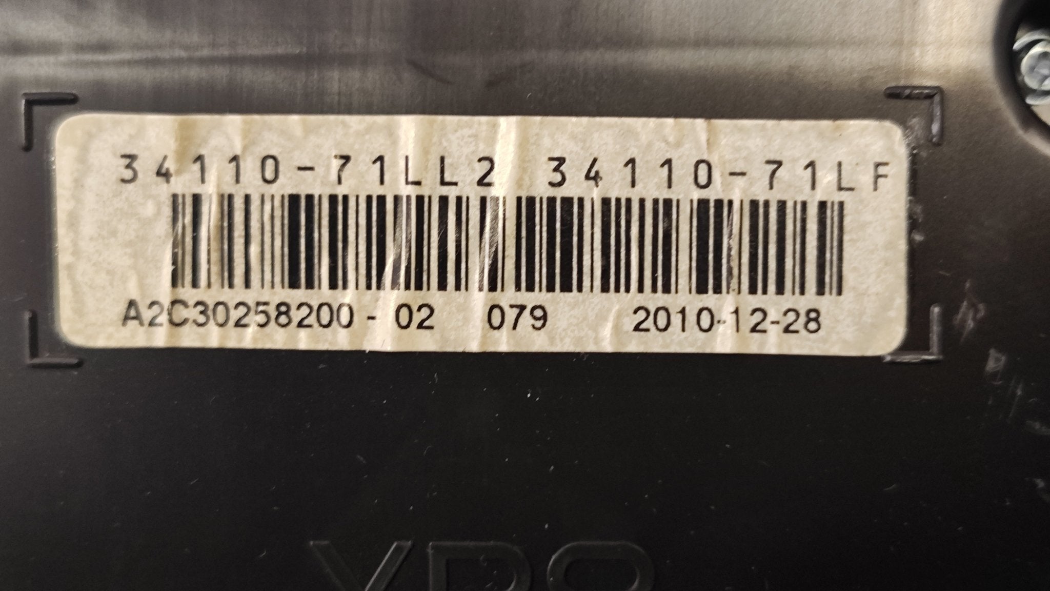 34110 - 71LL2 quadro strumenti Suzuki Swift 1.2B - Debiautomotive