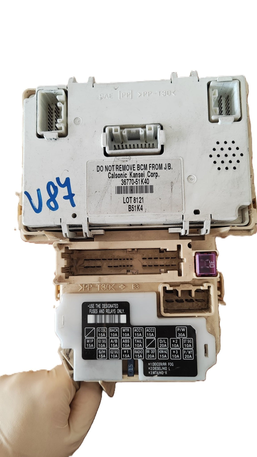 36770 - 51K40 Centralina Body Computer Opel Agila 1.0B - Debiautomotive