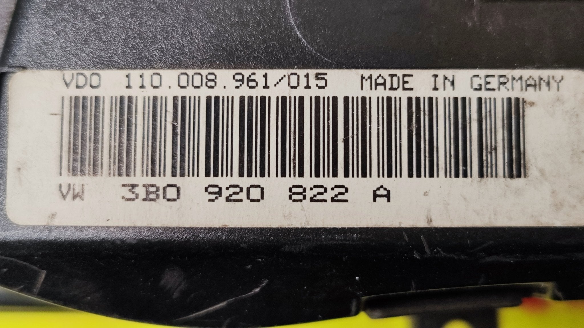 3B0920822A Quadro strumenti Volkswagen Passat 1.9 TDI - Debiautomotive