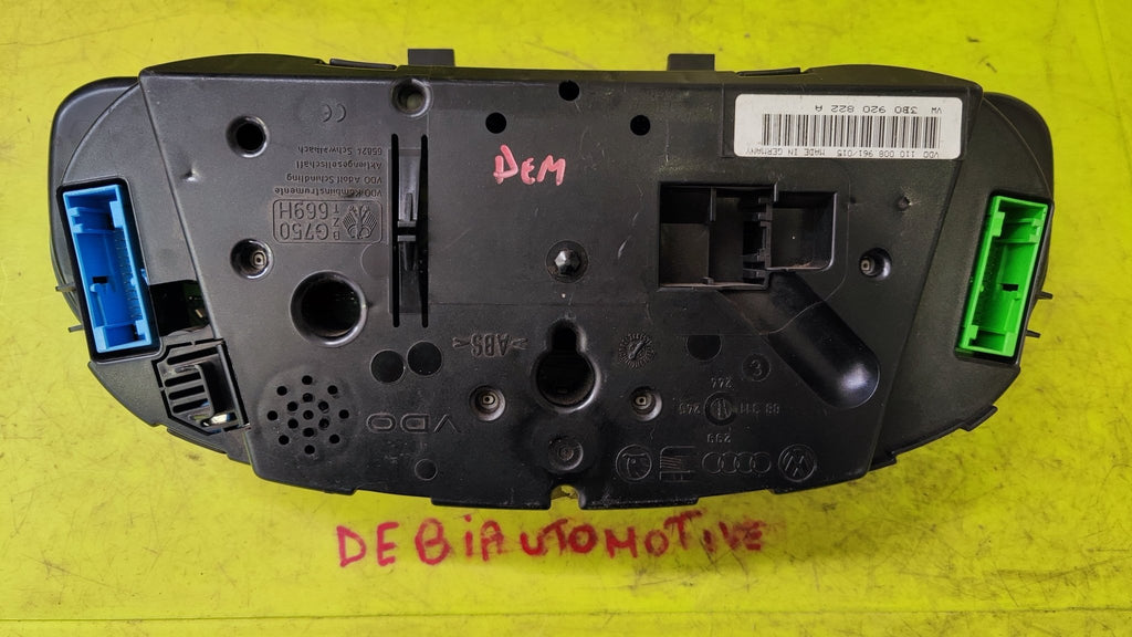 3B0920822A Quadro strumenti Volkswagen Passat 1.9 TDI - Debiautomotive