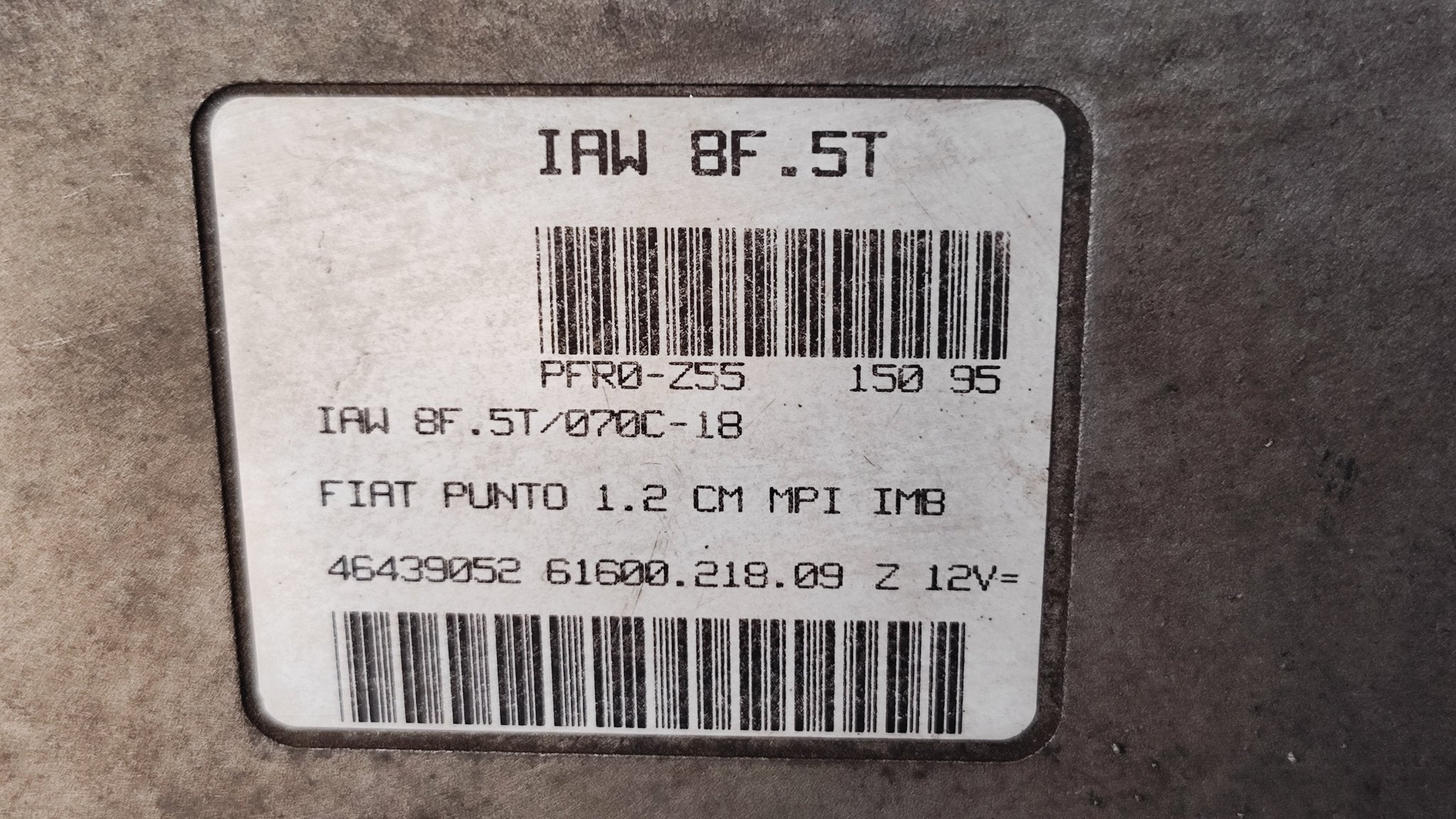 46439052 IAW8F.5T Centralina motore Fiat Punto 176 Berlina 75 - Debiautomotive