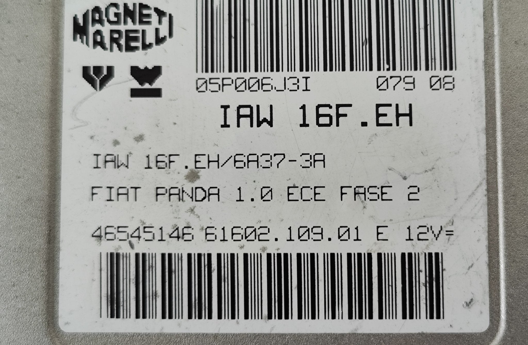 46545146 IAW16F.EH Centralina motore Fiat Panda 1.0 Benzina - Debiautomotive