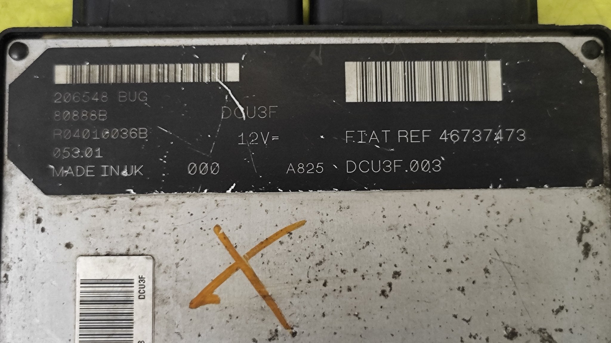 46737473 DCU3F.003 80888B R04010036B ECU Lucas Fiat Doblò 1.9 diesel - Debiautomotive