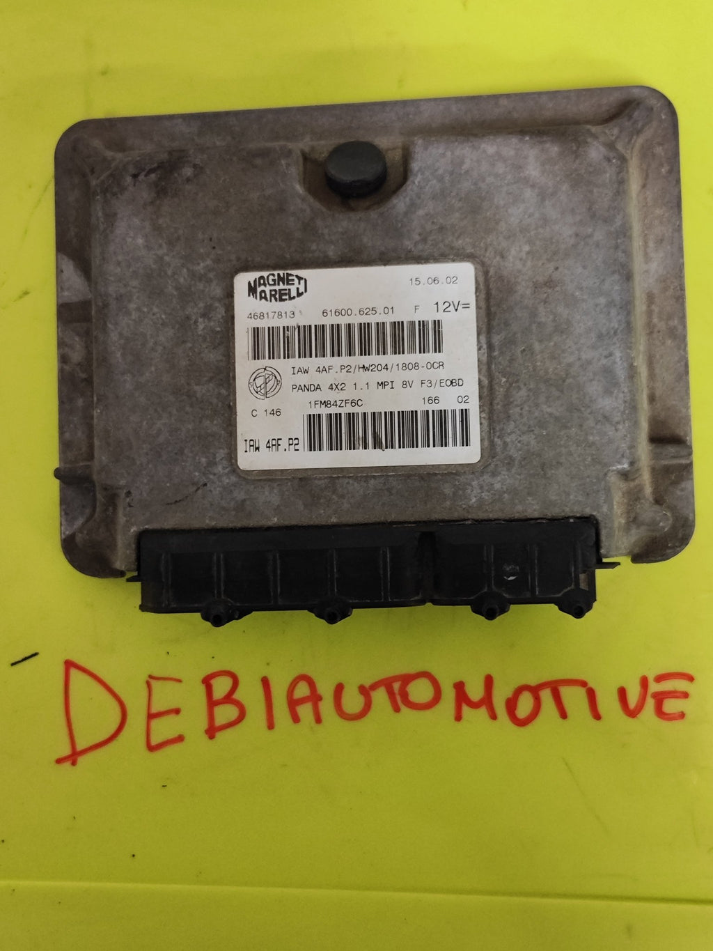46817813 IAW4AF.P2 HW204 Centralina motore Fiat Panda 4X2 Marelli - Debiautomotive