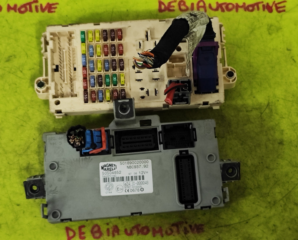 50504852 46558758 body computer e scatola fusibili Alfa Romeo 147 2000>2010 - Debiautomotive