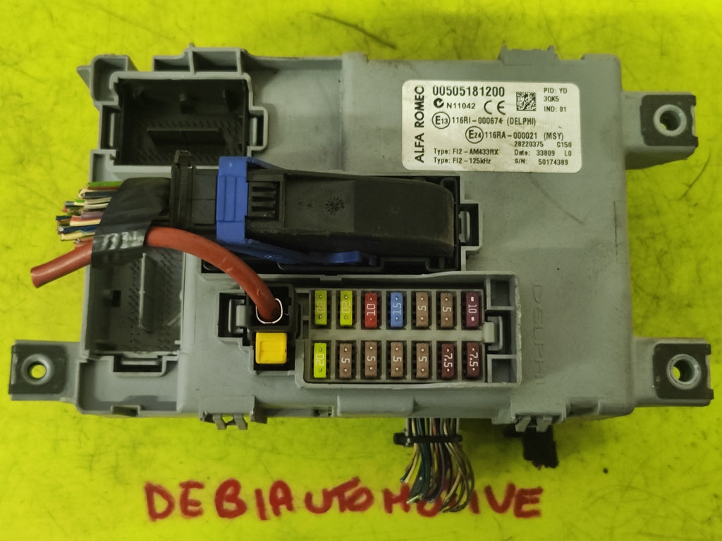 505181200 28220375 Centralina Body Computer Alfa Romeo Mito - Debiautomotive