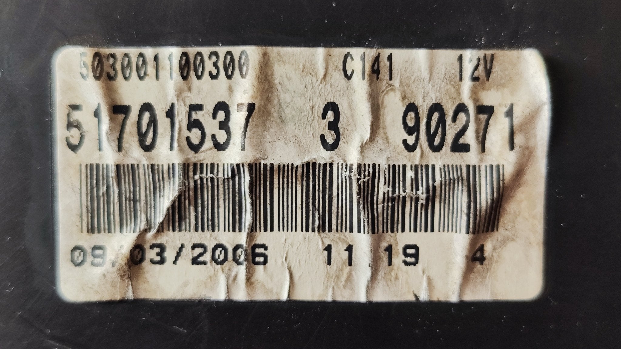 51701537 Quadro strumenti tachimetro Fiat Punto 199 Diesel - Debiautomotive