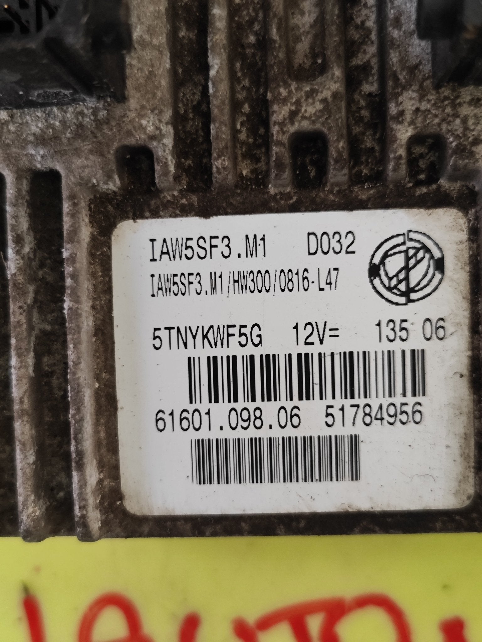 51784956 IAW5SF3.M1 HW300 Centralina Fiat Grande Punto 1.2 B - Debiautomotive