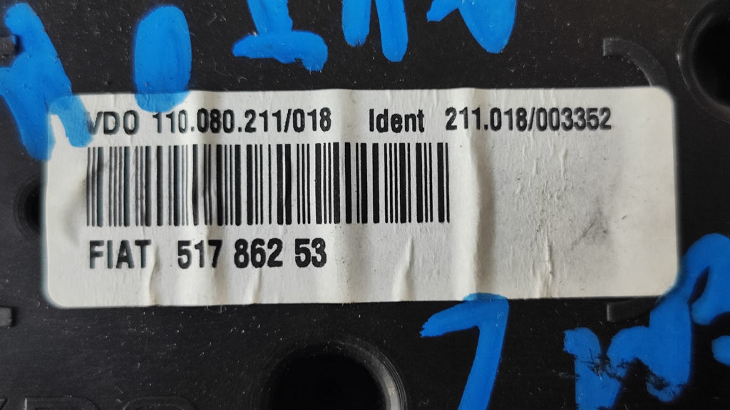 51786253 Quadro strumenti Lancia Y benzina con cambio automatico - Debiautomotive