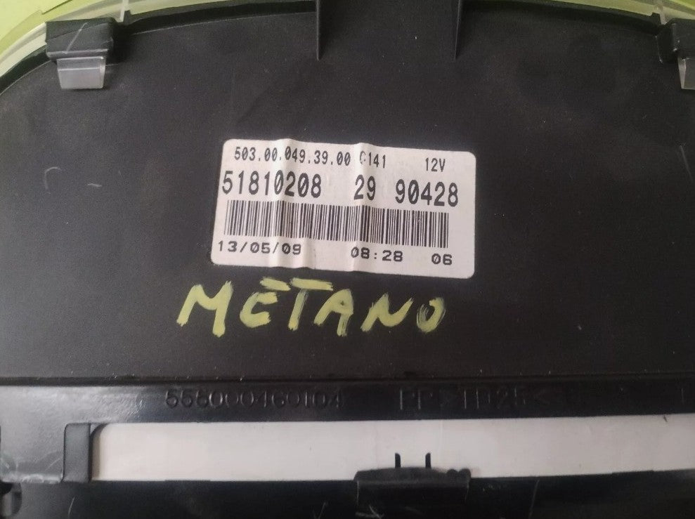 51810208 quadro strumenti Fiat Panda Metano 1.2 B/M 5p - Debiautomotive