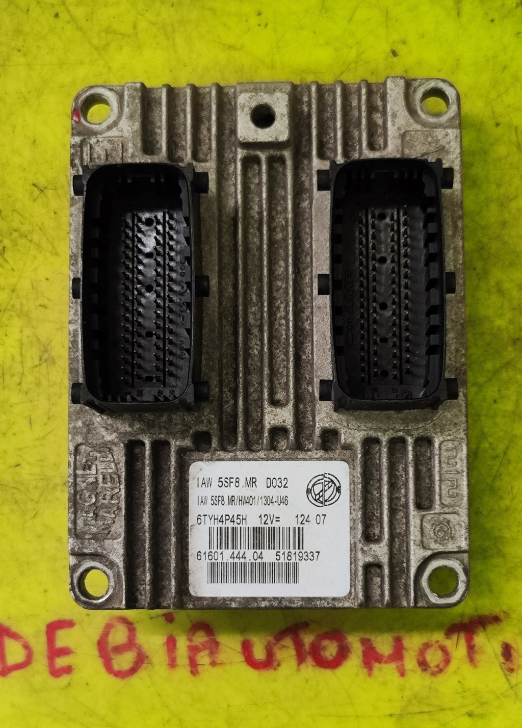 51819337 IAW 5SF8.MR HW401 Centralina Motore Fiat 500 1.2B - Debiautomotive