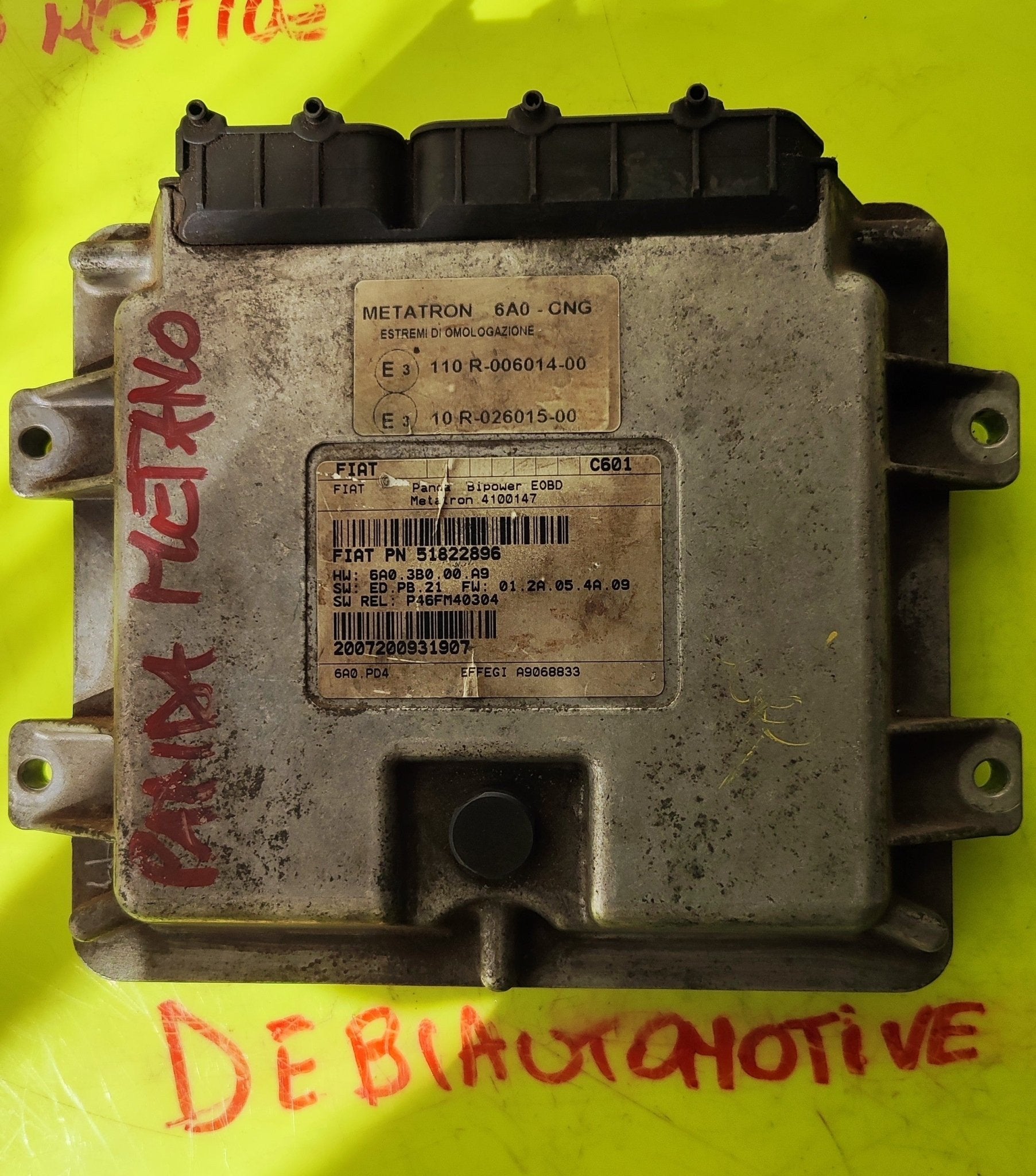518222896 4100147 Centralina Metatron Fiat Panda Bipower - Debiautomotive