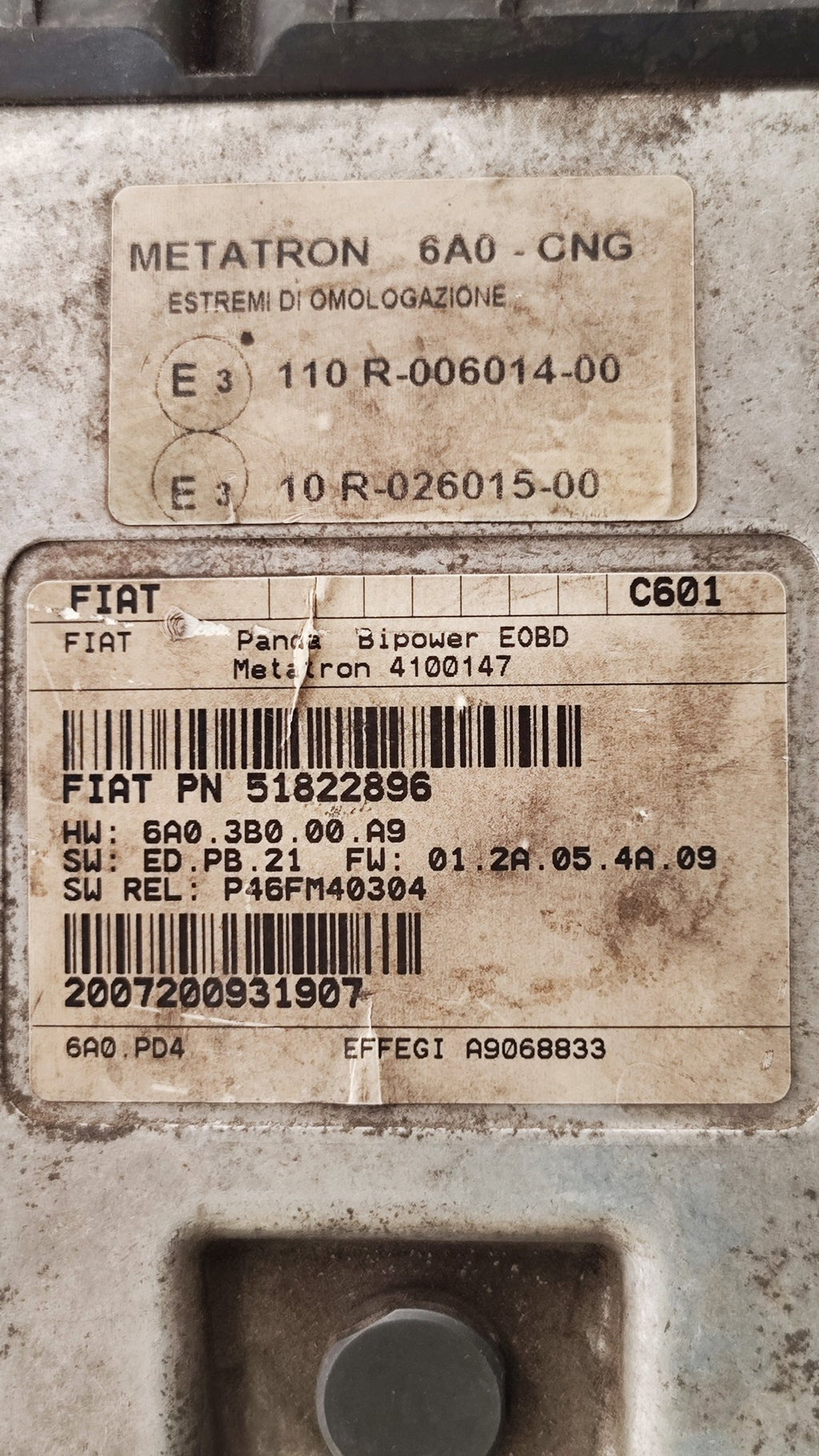 518222896 4100147 Centralina Metatron Fiat Panda Bipower - Debiautomotive