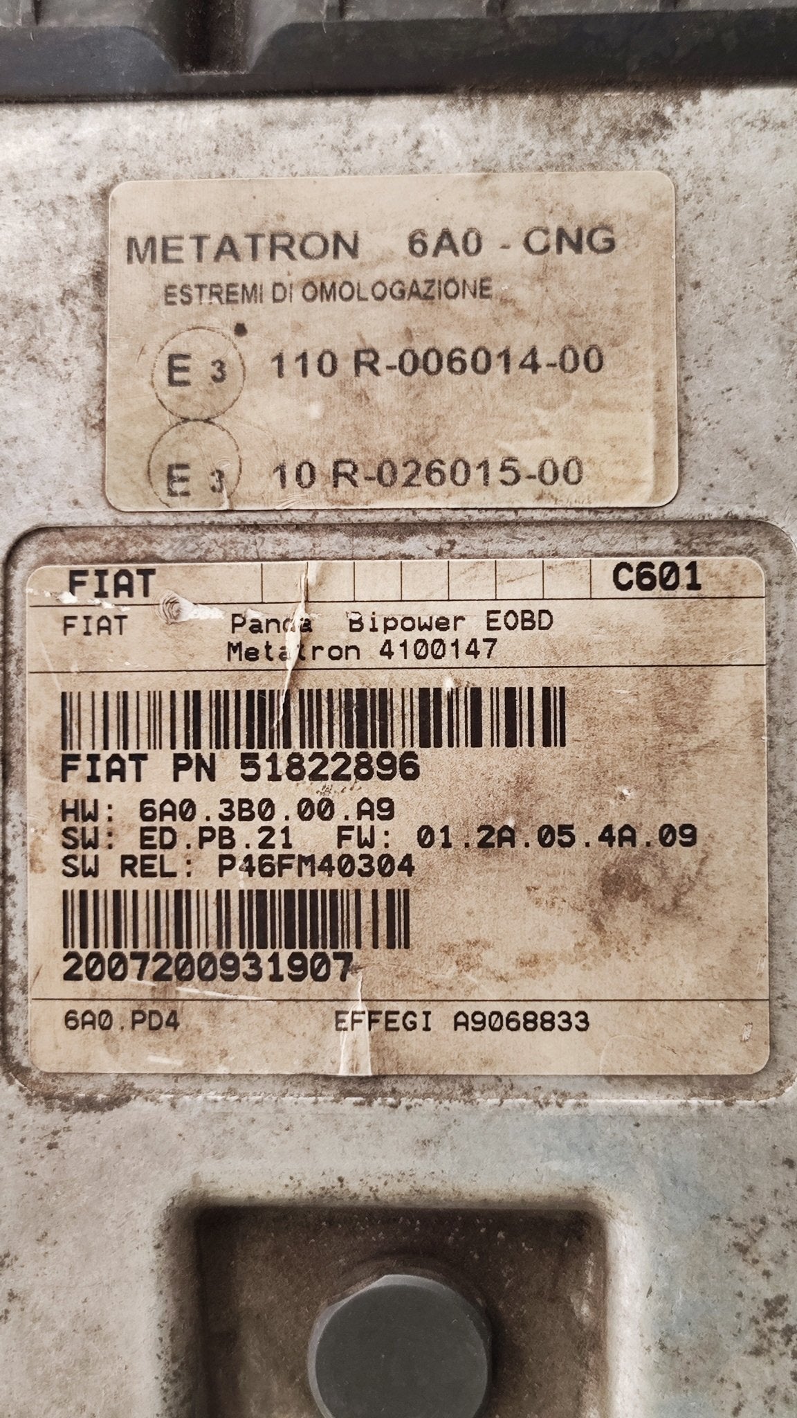 518222896 4100147 Centralina Metatron Fiat Panda Bipower - Debiautomotive