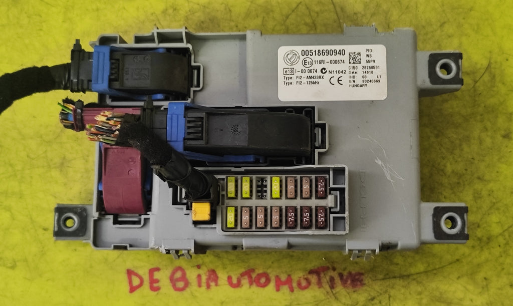 518690940 Body Computer Fiat Grande Punto EVO - Debiautomotive