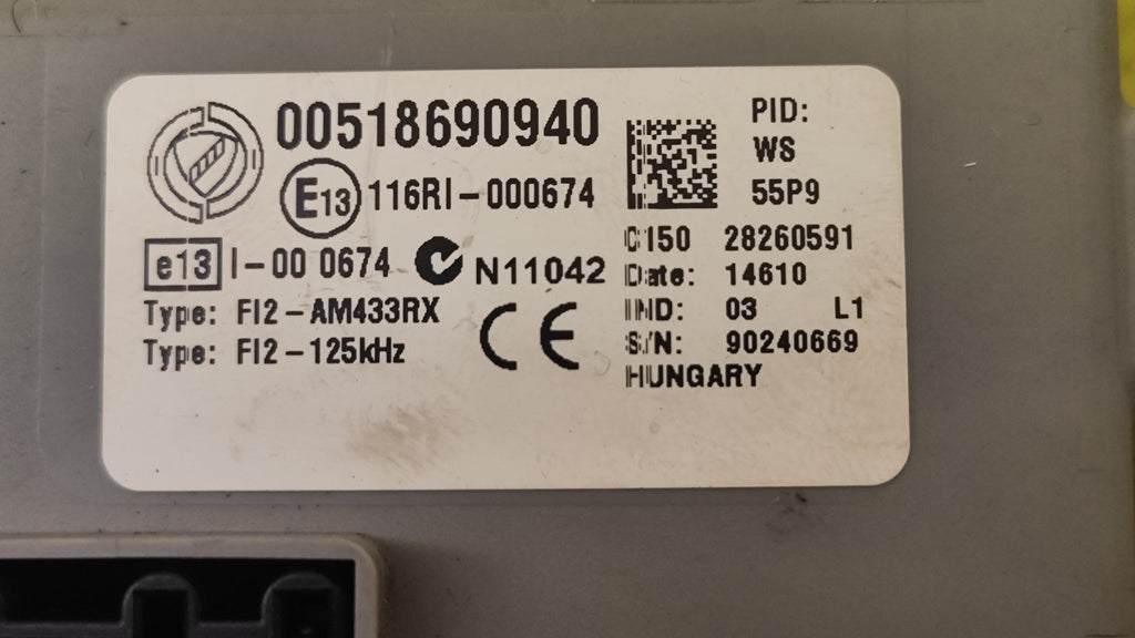 518690940 Body Computer Fiat Grande Punto EVO - Debiautomotive