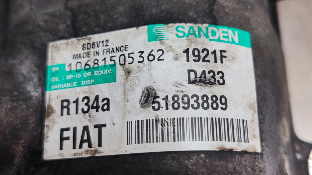 51893889 R134a Compressore aria condizionata Fiat Grande Punto - Debiautomotive