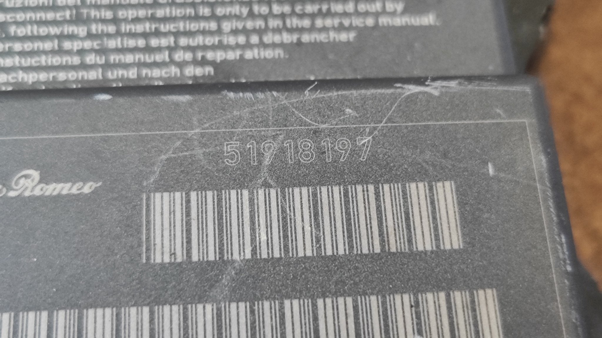 51918197 A2C53440429 Centralina airbag Fiat Punto Evo - Debiautomotive