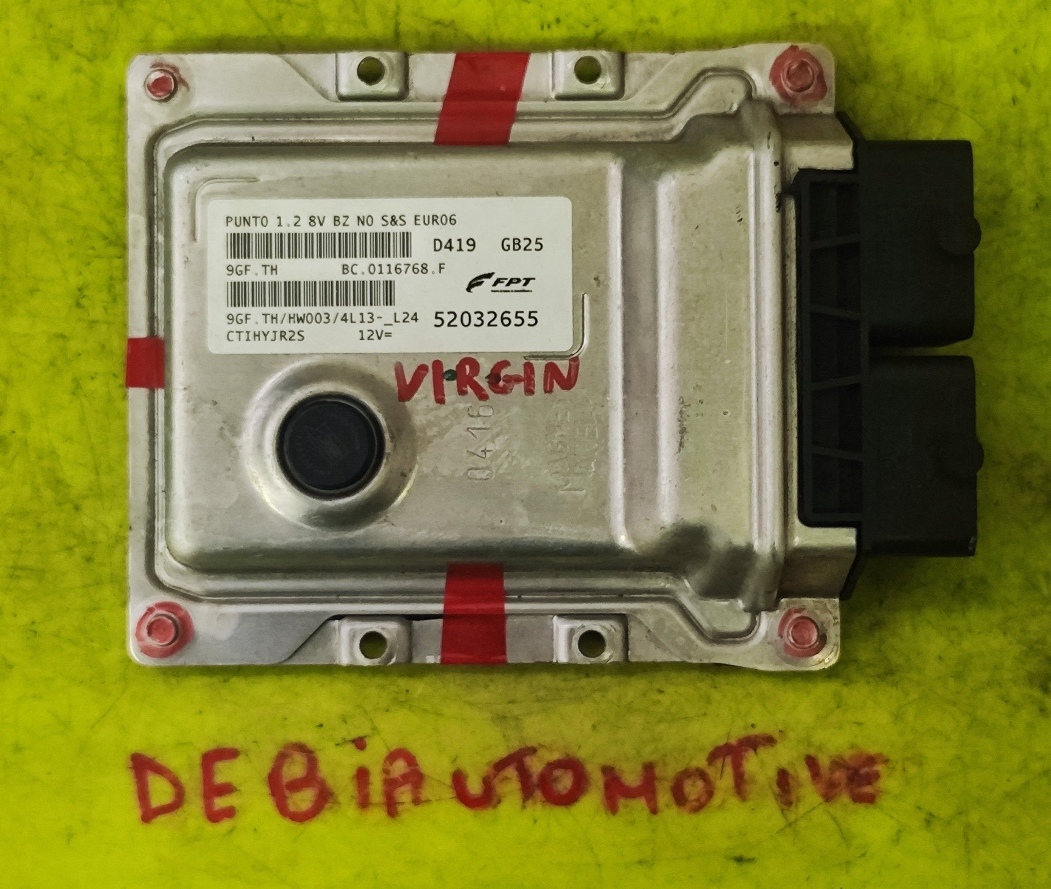 52032655 9GF.TH HW003 Centralina motore Marelli Fiat Punto 1.2 Virgin - Debiautomotive