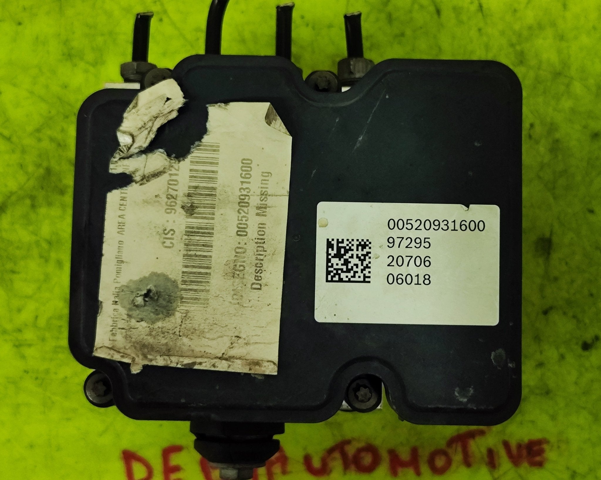 52093160 0265290844 0265956519 Pompa ABS Fiat Panda 3° serie 1.2B - Debiautomotive