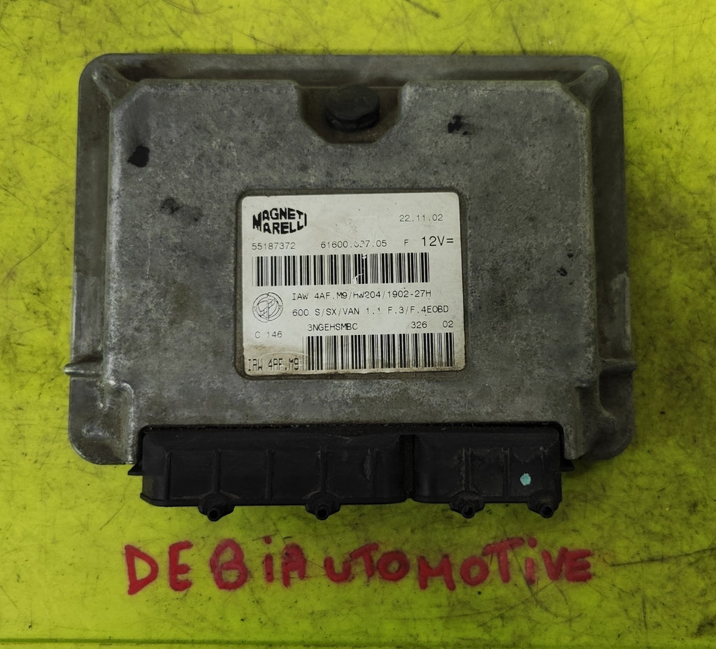 55187372 IAW 4AF.M9 HW204 Centralina motore Fiat 600 1.1B - Debiautomotive
