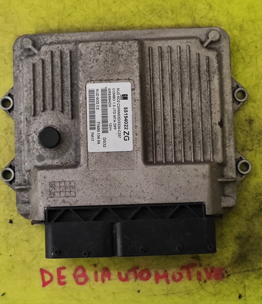 55194022 MJD 6O2.C2 HW03D Ecu Opel Combo 1.3JTD - Debiautomotive