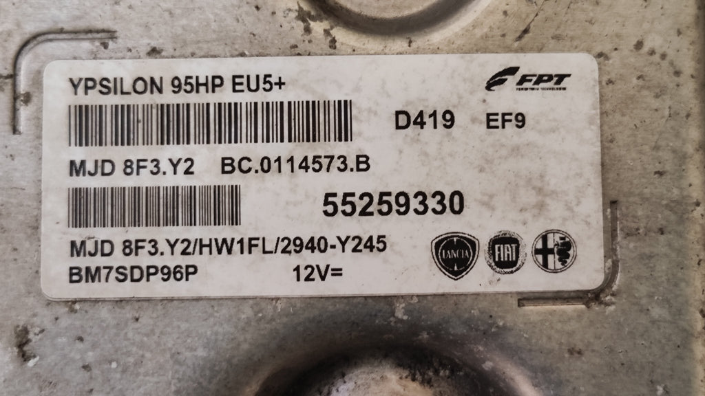 55259330 MJD8F3.Y2 Kit accensione con chiave Lancia Ypsilon 1.3 MJT - Debiautomotive