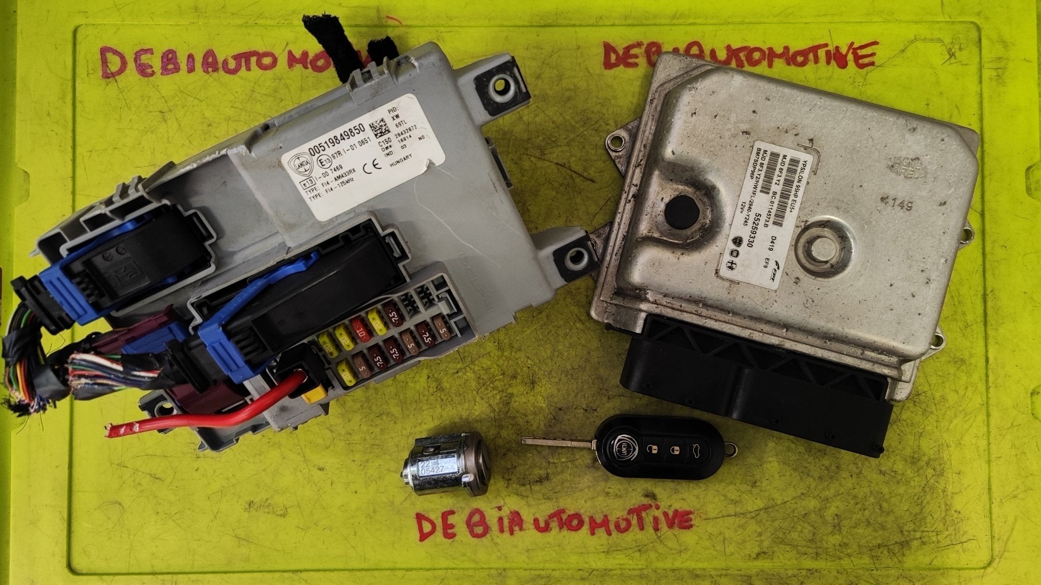 55259330 MJD8F3.Y2 Kit accensione con chiave Lancia Ypsilon 1.3 MJT - Debiautomotive