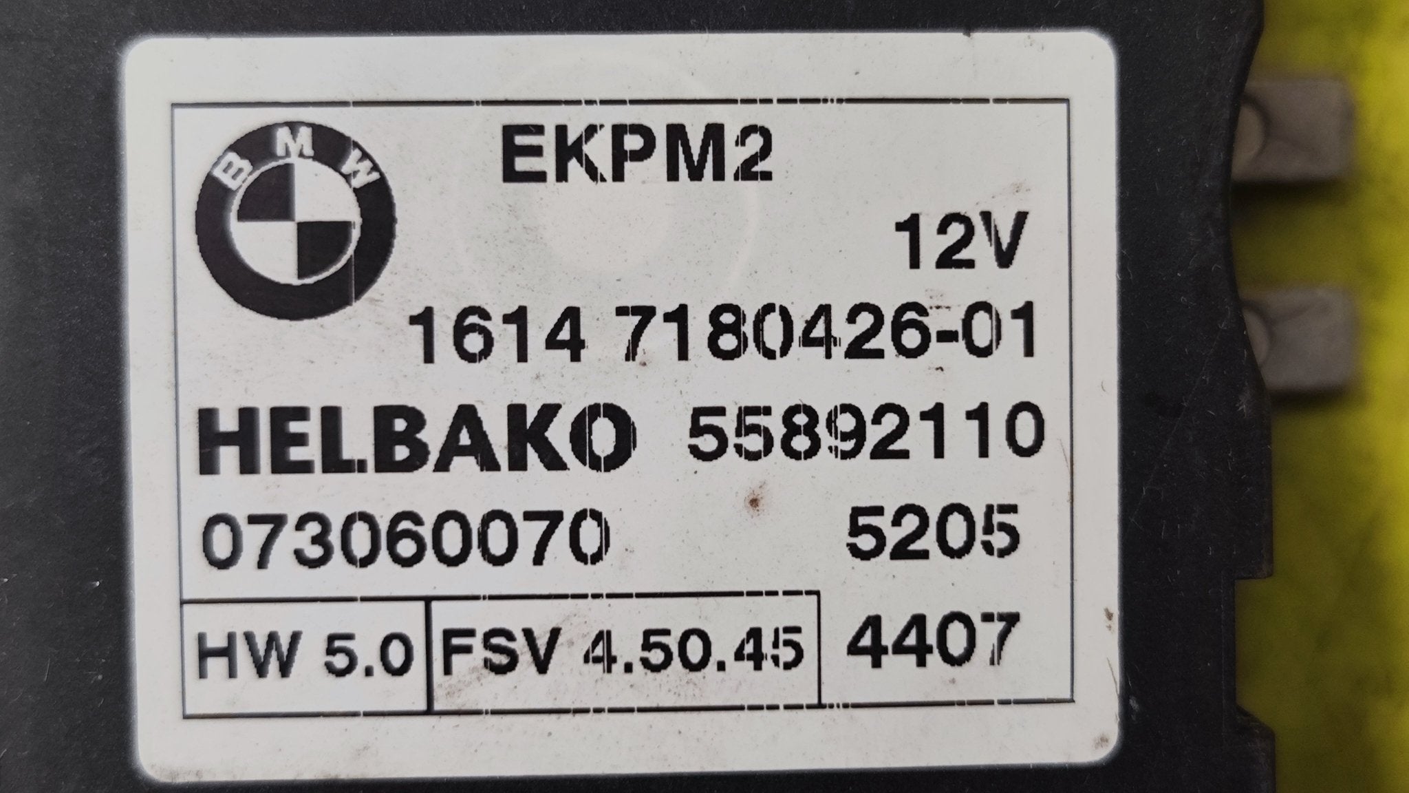 55892110 Centralina pompa carburante BMW Serie 1 E87 Serie 3 E90 - Debiautomotive