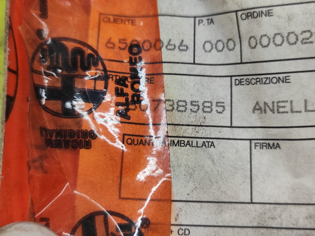 60738585 ORIGINALE Paraolio Anello tenuta Alfa Romeo - Debiautomotive