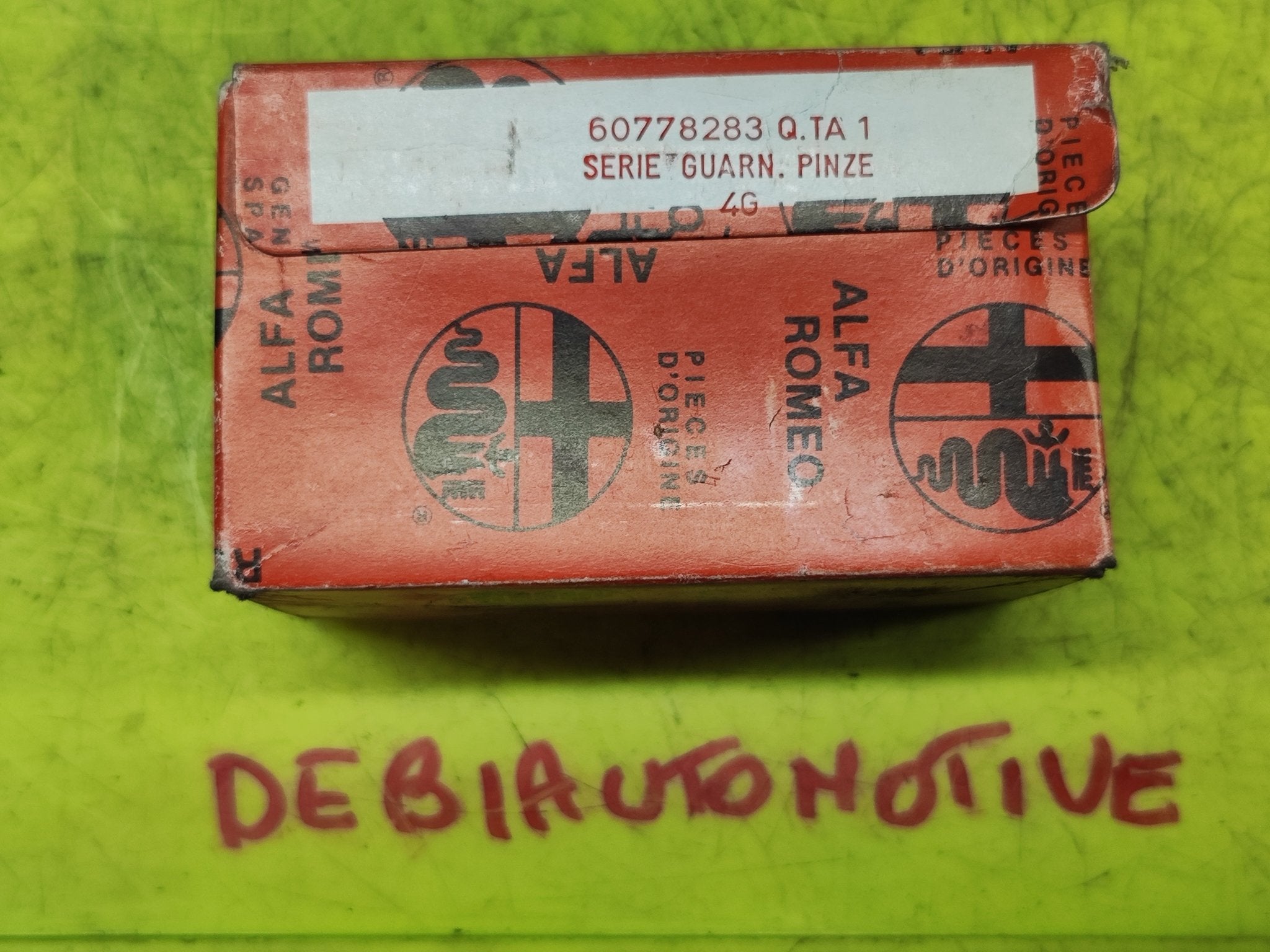 60778283 Kit pastiglie freno anteriore Alfa Romeo 33 - Debiautomotive