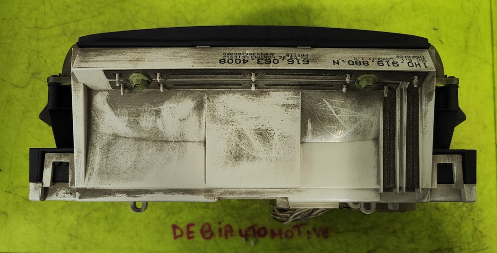 6160634008 Quadro strumenti Volkswagen Golf 3 Vento 91>98 Golf Cabriolet 98>02 - Debiautomotive