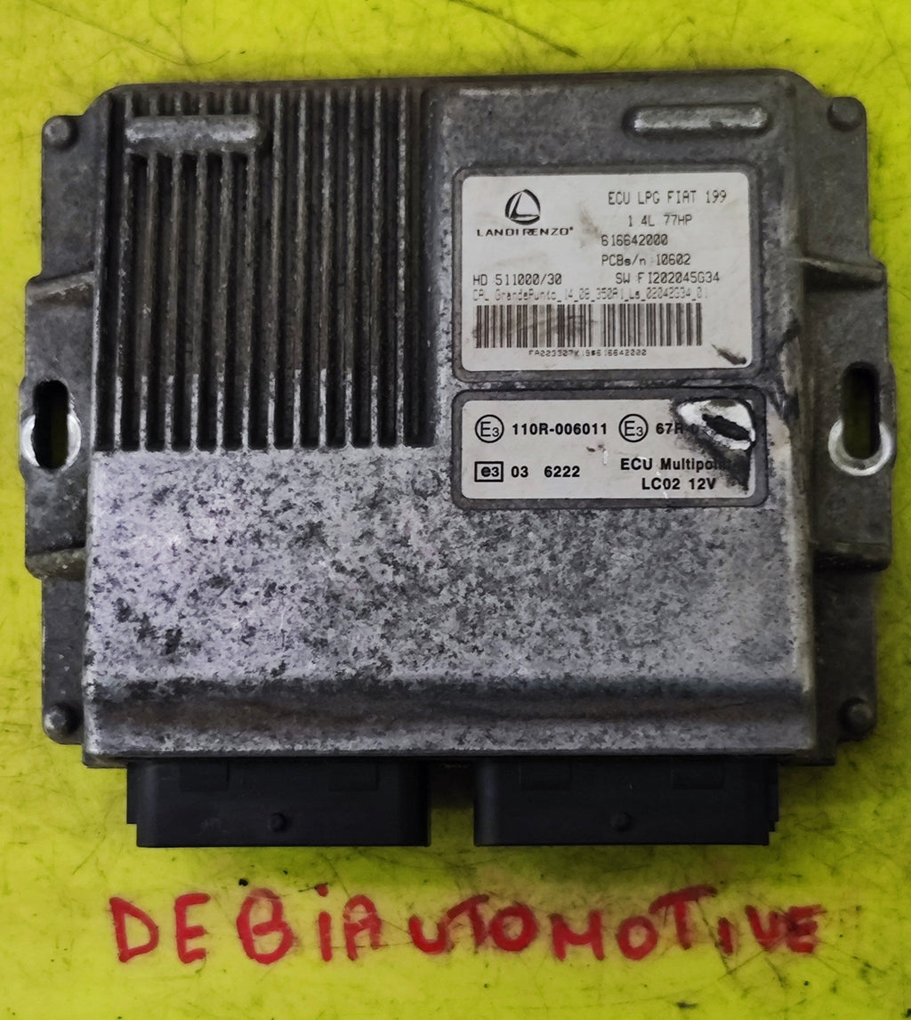 616642000 Centralina GPL Landi Renzo Fiat Grande Punto 199 1.4 - Debiautomotive