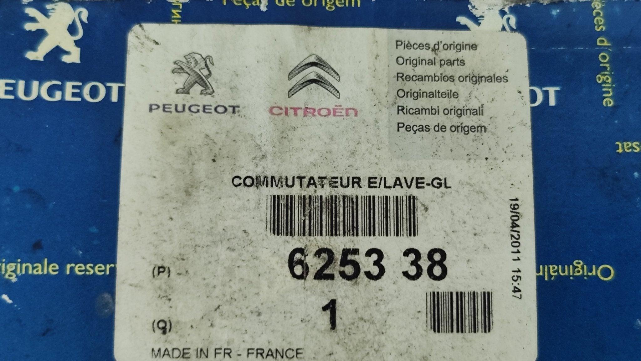 625338 ORIGINALE Devio luci Peugeot 309 505 79>94 - Debiautomotive