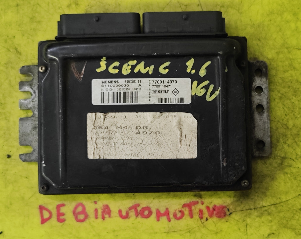 7700114970 S110030030S SIRIUS32 ECU Renault Scenic 1.6 - Debiautomotive
