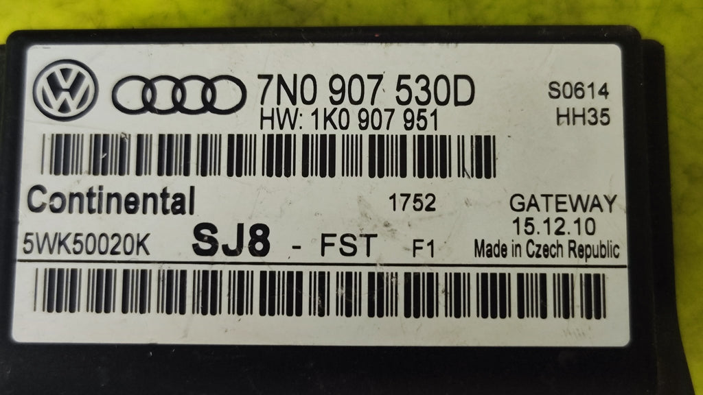 7N0907530D 5WK50020K SJ8 Centralina Gateway Volkswagen - Debiautomotive